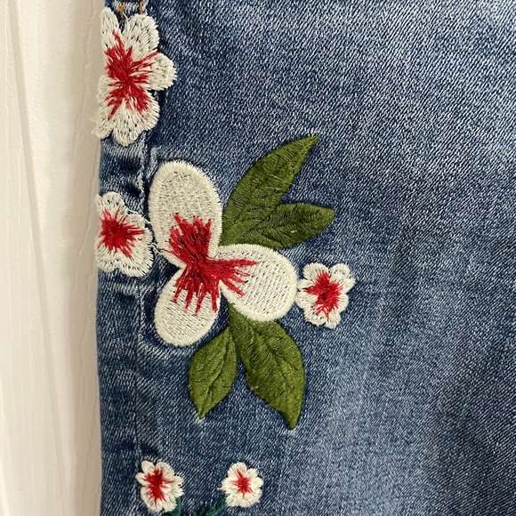 ZARA embroidered skinny jeans - Picture 3 of 9